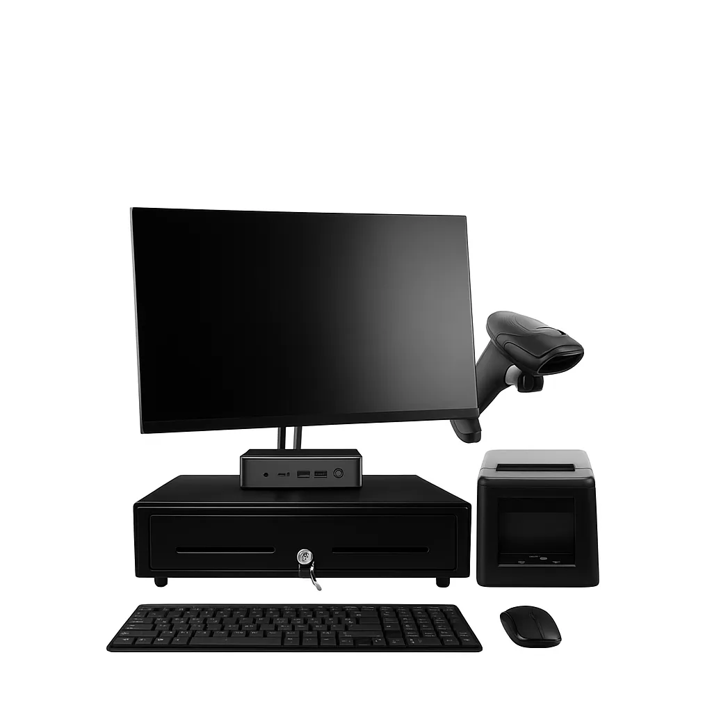 Kit Pos One Square I5 8 gb Ram 128 gb SSD+ Monitor 18.5"+ Teclado Y Mouse+ Scanner Laser USB+ Impresora Térmica 80mm+ Gaveta De Dinero