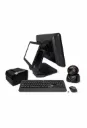 Kit Pos One T2-7000R Touch Con Pantalla Para Cliente+ Teclado Y Mouse+ Impresora Térmica 80mm+ Scanner Sobremesa 2d+ Gaveta De Dinero